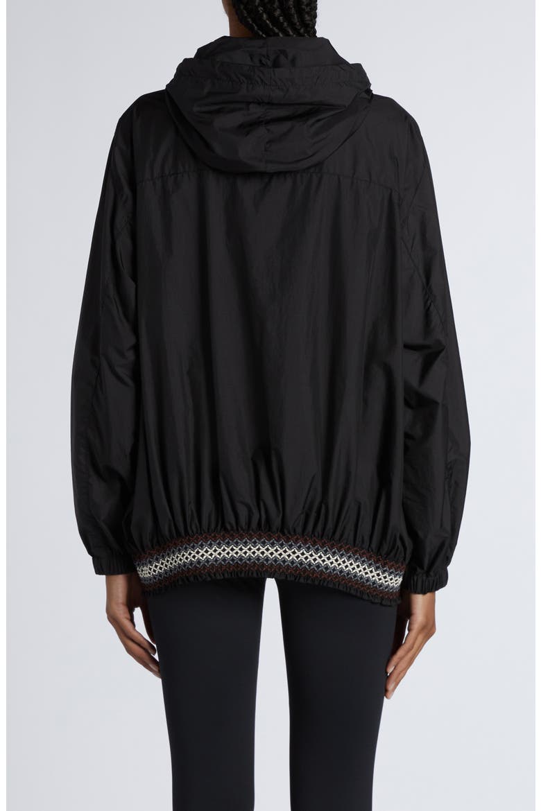 Samedans Packable Hooded Jacket, Alternate, color, BLACK