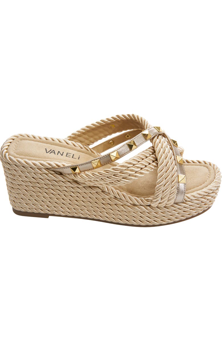 VANELi Clem Rope Wedge Sandal, Alternate, color,