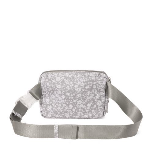Baggallini Modern Belt Bag Sling In Light Grey Petal
