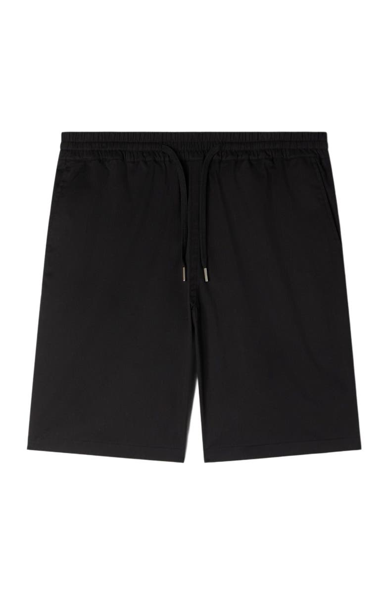 SANDRO Cotton shorts, Alternate, color, Black