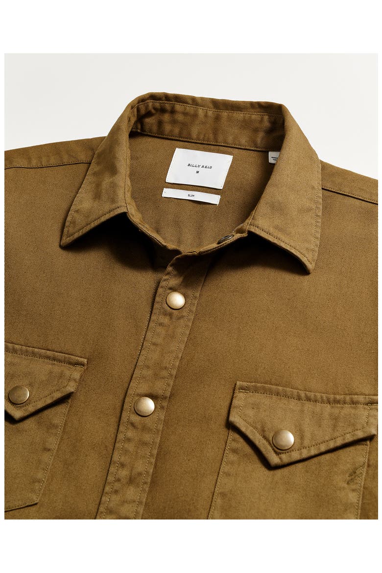 Shoals Organic Cotton Twill Shirt, Alternate, color, SLATE GREEN