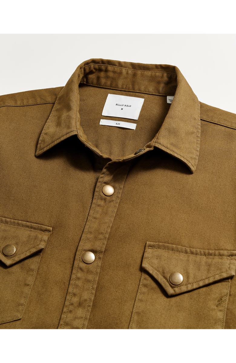 Billy Reid Shoals Organic Cotton Twill Shirt, Alternate, color, 