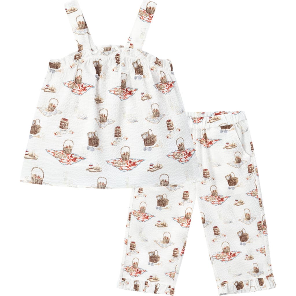 Milkbarn Ruffle Tank And Pant Set