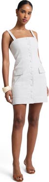 Onia Square Neck Button Down Dress