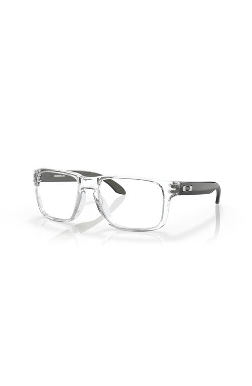 Oakley 56mm Square Optical Glasses In Transparent