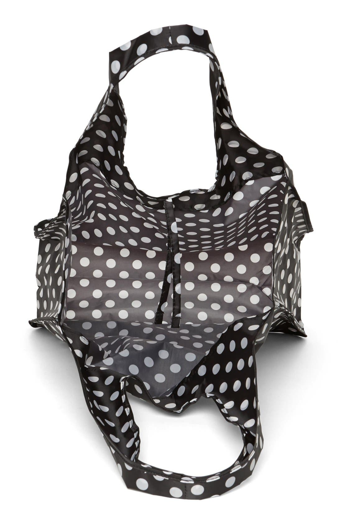 Kate Spade New York polka dot reusable shopping tote, Alternate, color, 