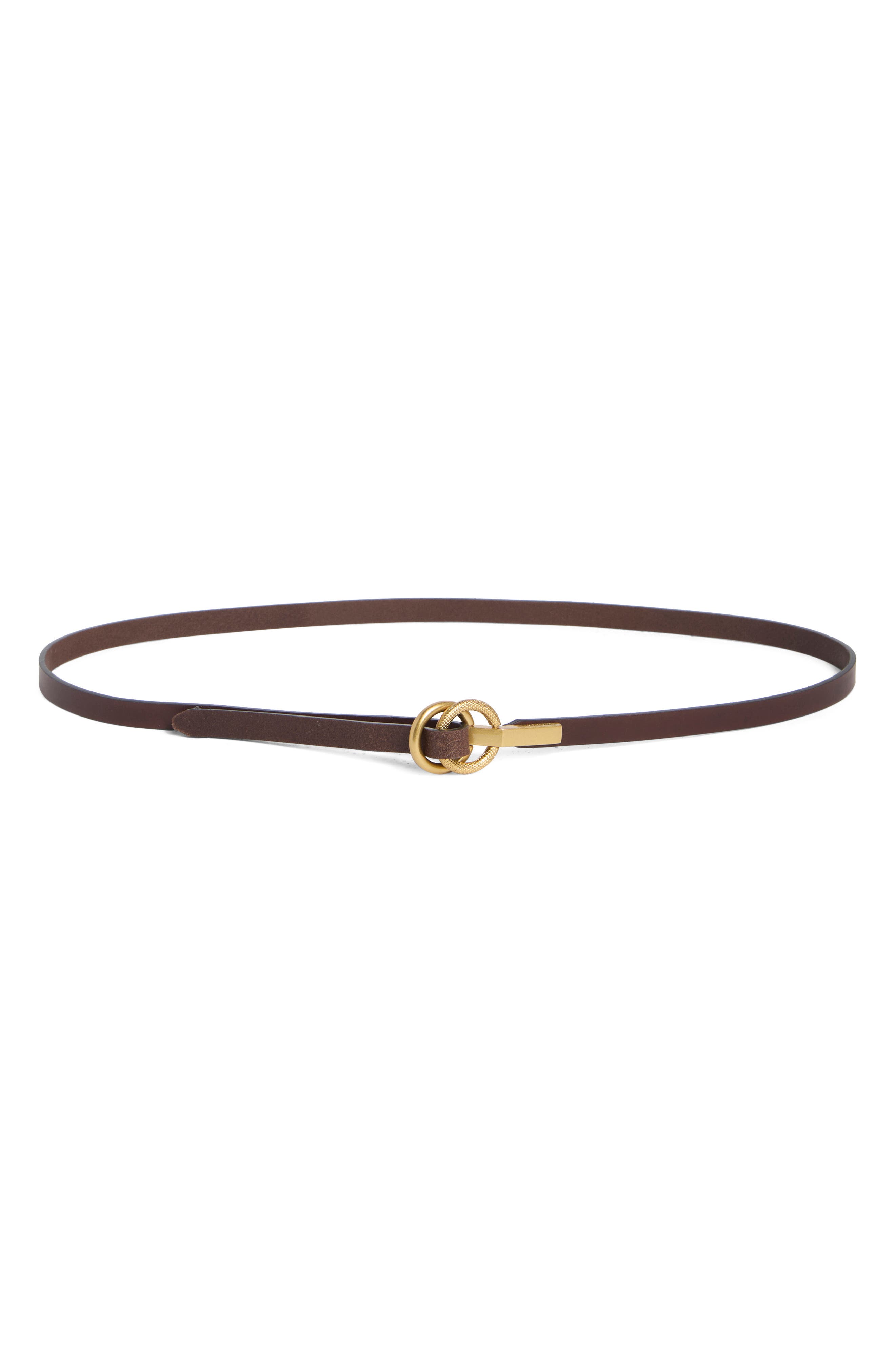 rag & bone Dakota Thin Leather Belt
