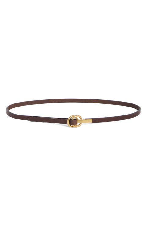 Dakota Thin Leather Belt