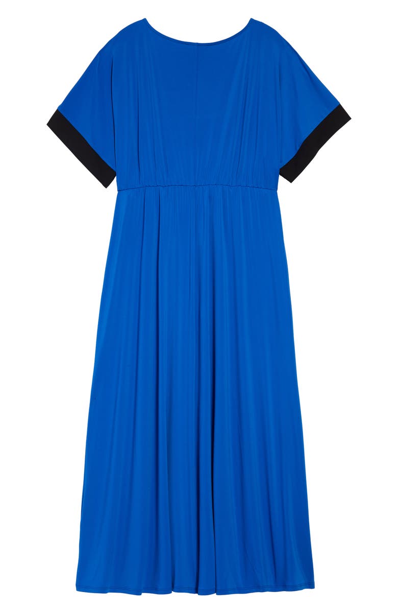 ELOQUII Dolman Sleeve Maxi Dress, Alternate, color, 