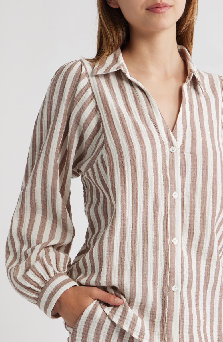 Rails Lo Stripe Shirt, Alternate, color, Milos Stripe