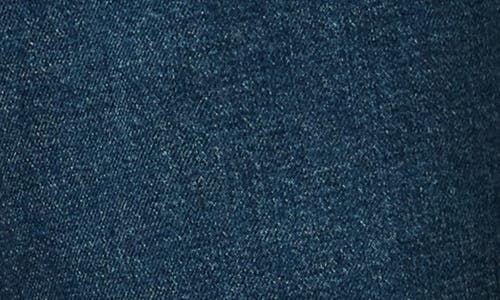 Mavi Jeans Cathy Cuffed Mid Rise Wide Leg Jeans In Dark Blue Denim