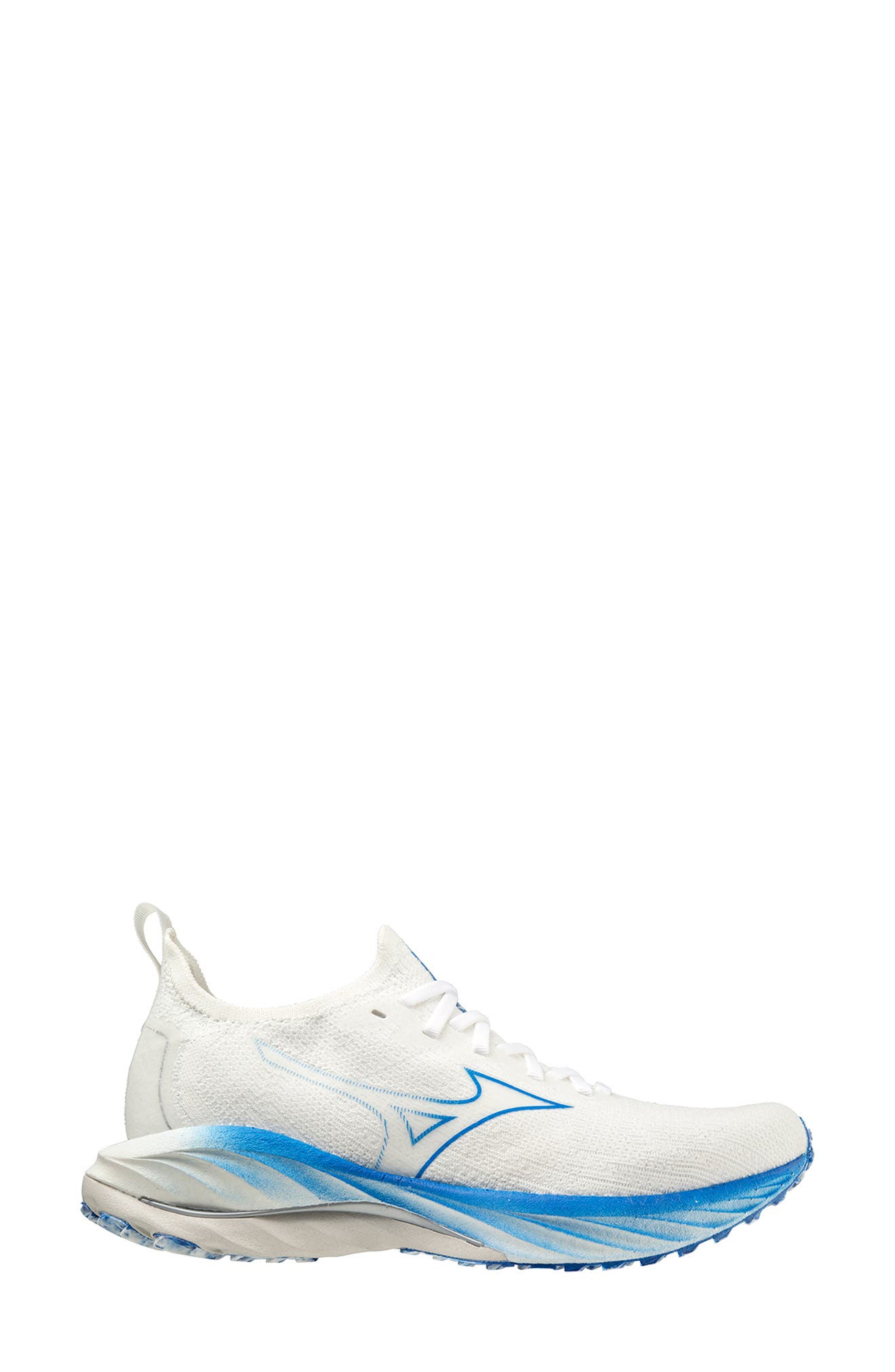 Mizuno Wave Neo Wind Running Shoe, Alternate, color, Undyed White-Peace Blue