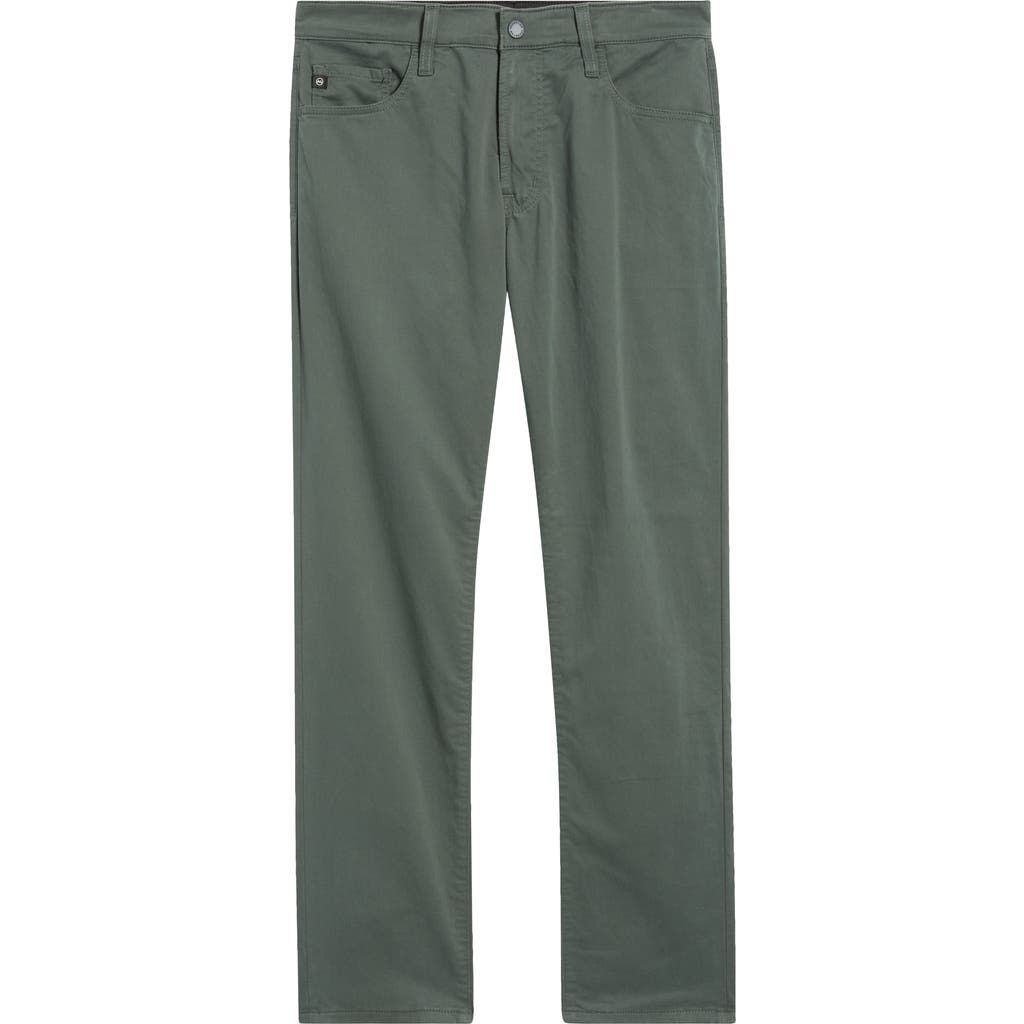 Ag Tellis Airluxe™ Commuter Performance Sateen Slim Fit Pants In Green