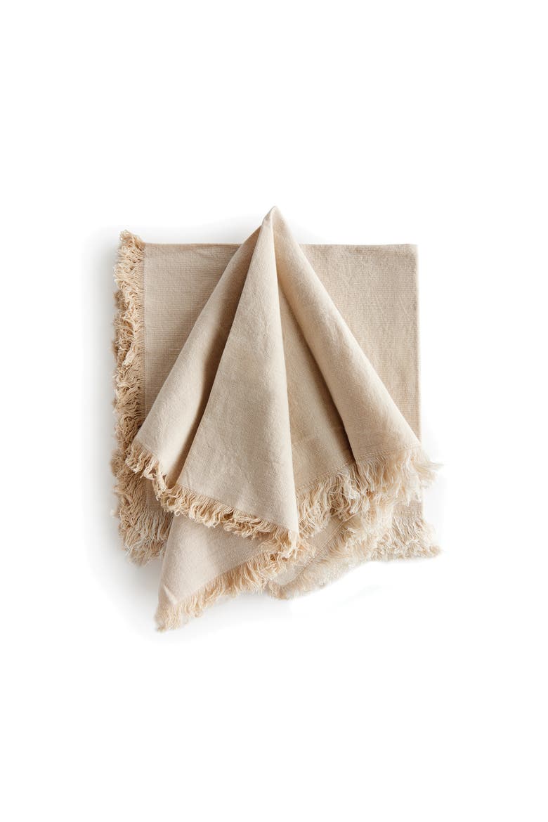 Aura Napkins Set of 4, Main, color, Beige