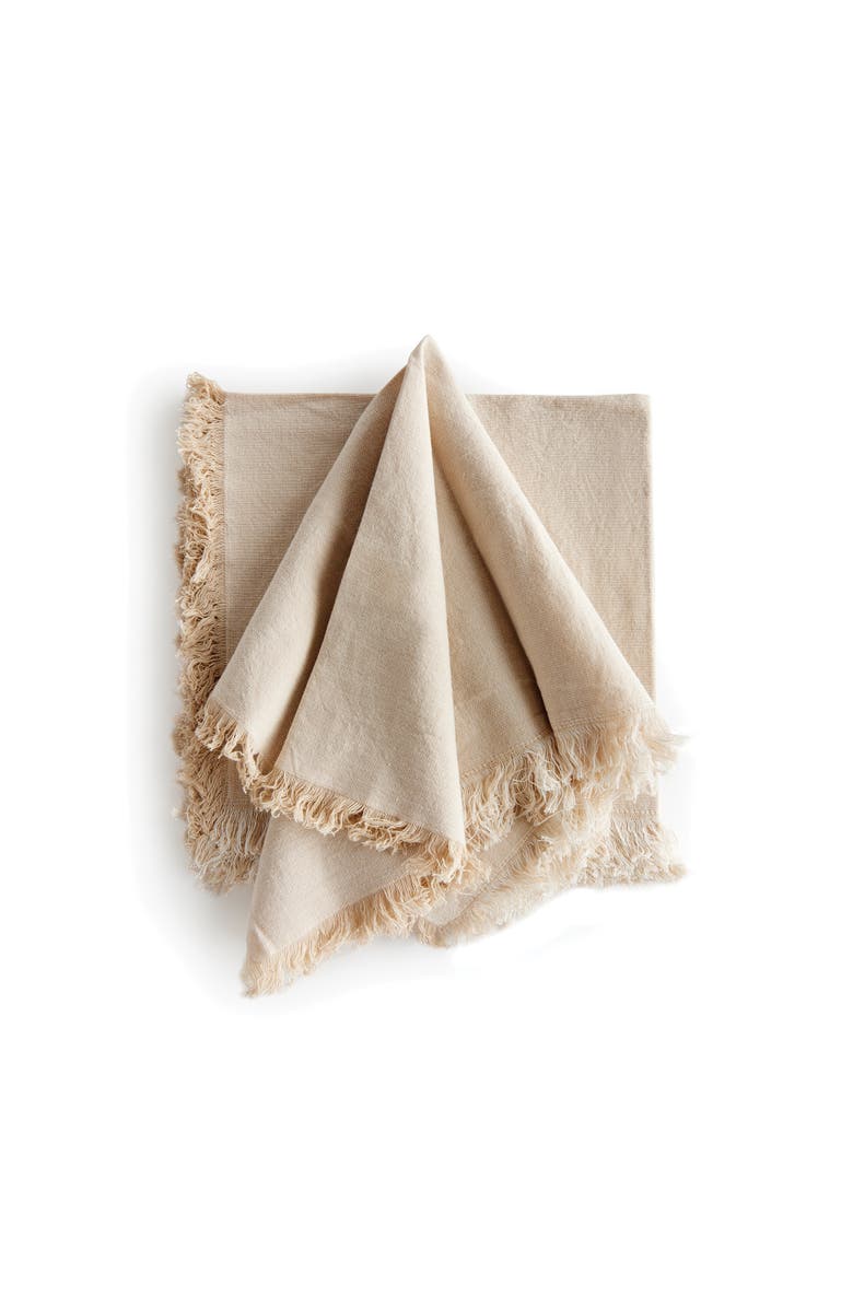 Napa Home & Garden Aura Napkins Set of 4, Main, color, Beige