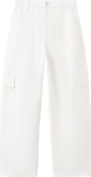 MANGO Wide Leg Cargo Jeans