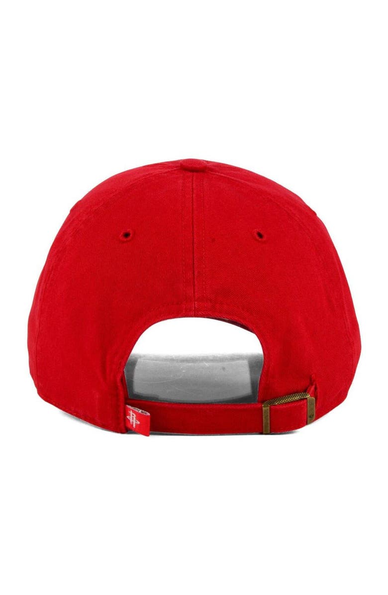 '47 Men's '47 Red Houston Rockets Team Logo Clean Up Adjustable Hat, Alternate, color, 
