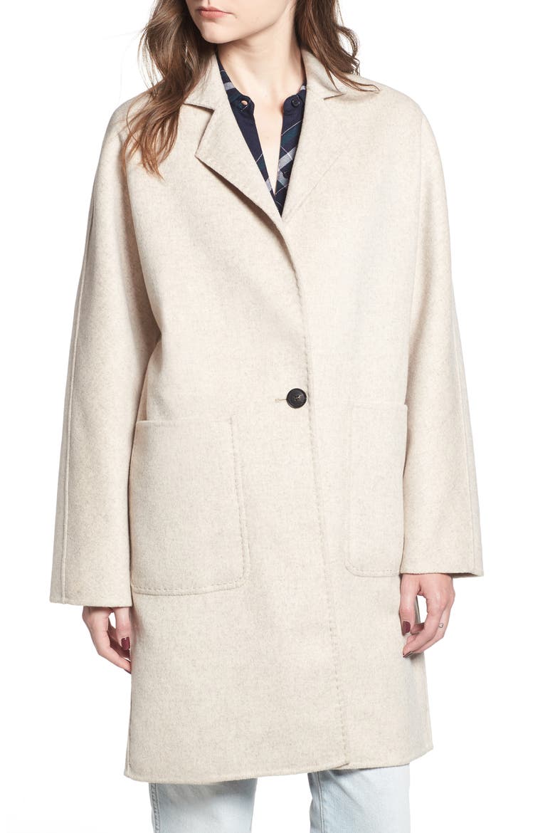 Everest Longline Coat, Alternate, color, OATMEAL