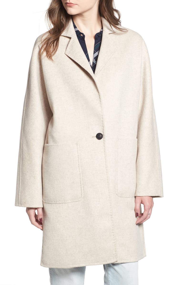 Rails Everest Longline Coat, Alternate, color, Oatmeal