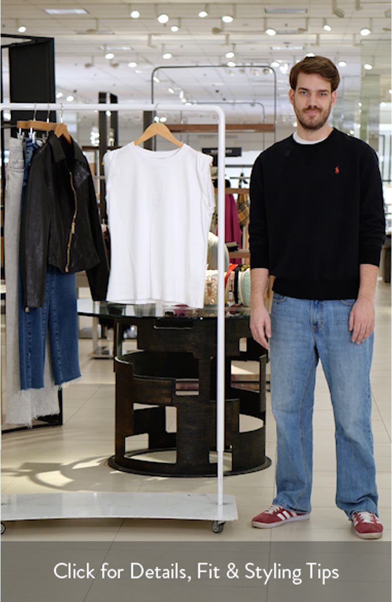 Folded Cuff Muscle Tee, sales video thumbnail