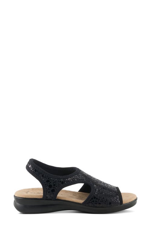 Flexus By Spring Step Nyaman Slingback Sandal In Black