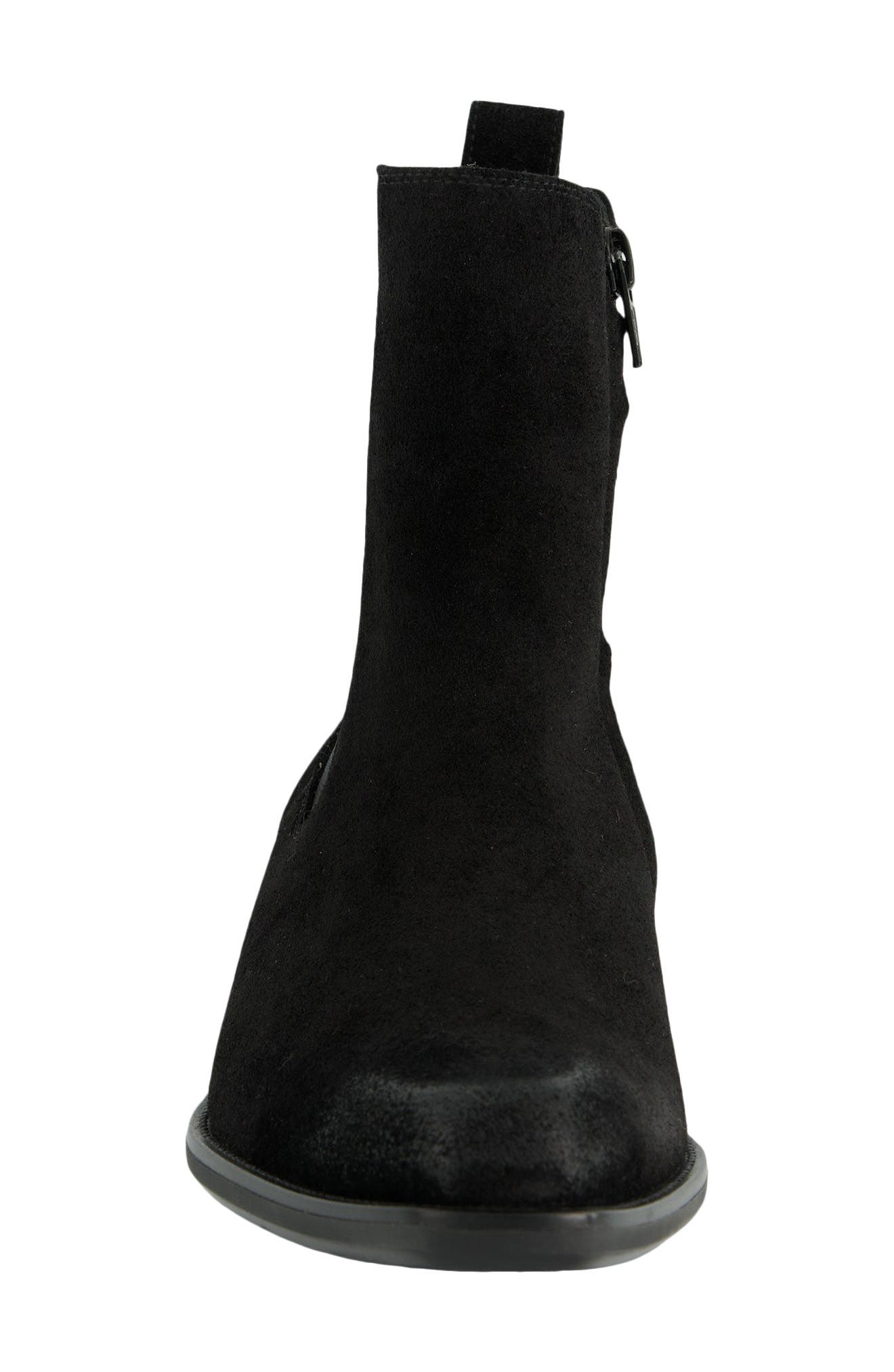 Enya Bootie, Alternate, color, BLACK SOFT SUEDE