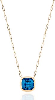 GOSHWARA Manhattan Cushion Pendant Necklace