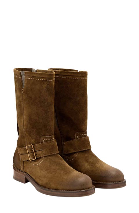 Bailey Leather Biker Boot