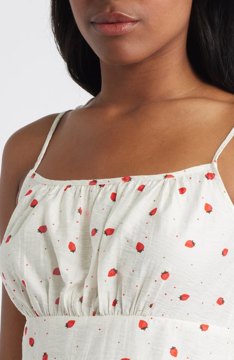 VERO MODA Odette Sleeveless Dress, Alternate, color, Snow White Detail