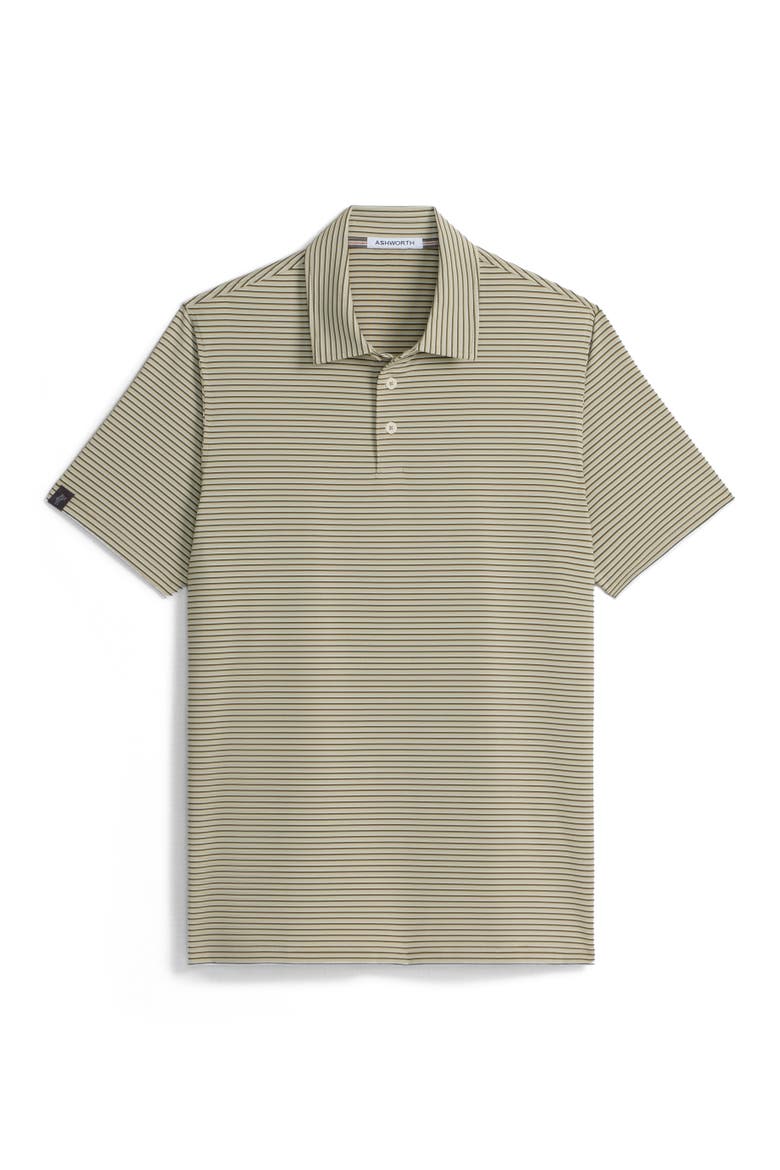 PB Stripe Polo, Main, color, Moss/Off White/Kalamata