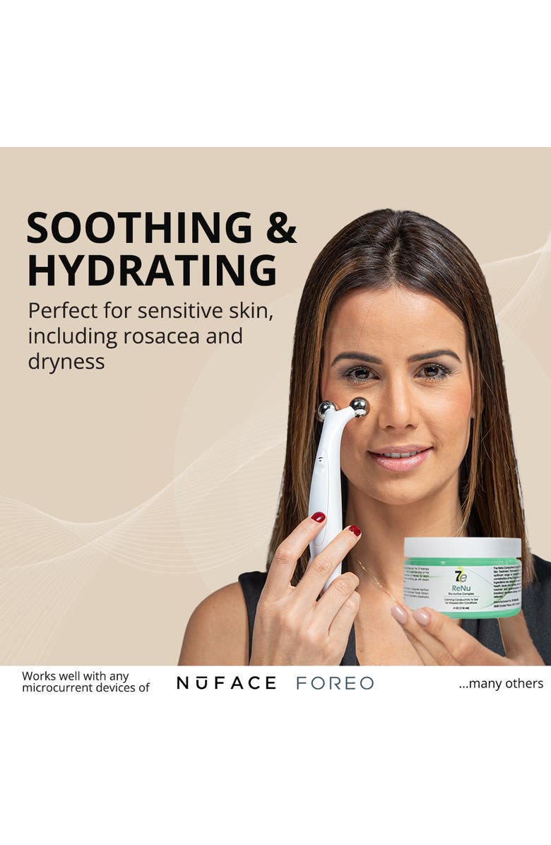 7e Wellness Myolift ReNu Conductive Gel with Bio-Active Complex, Alternate, color, Green 4Oz