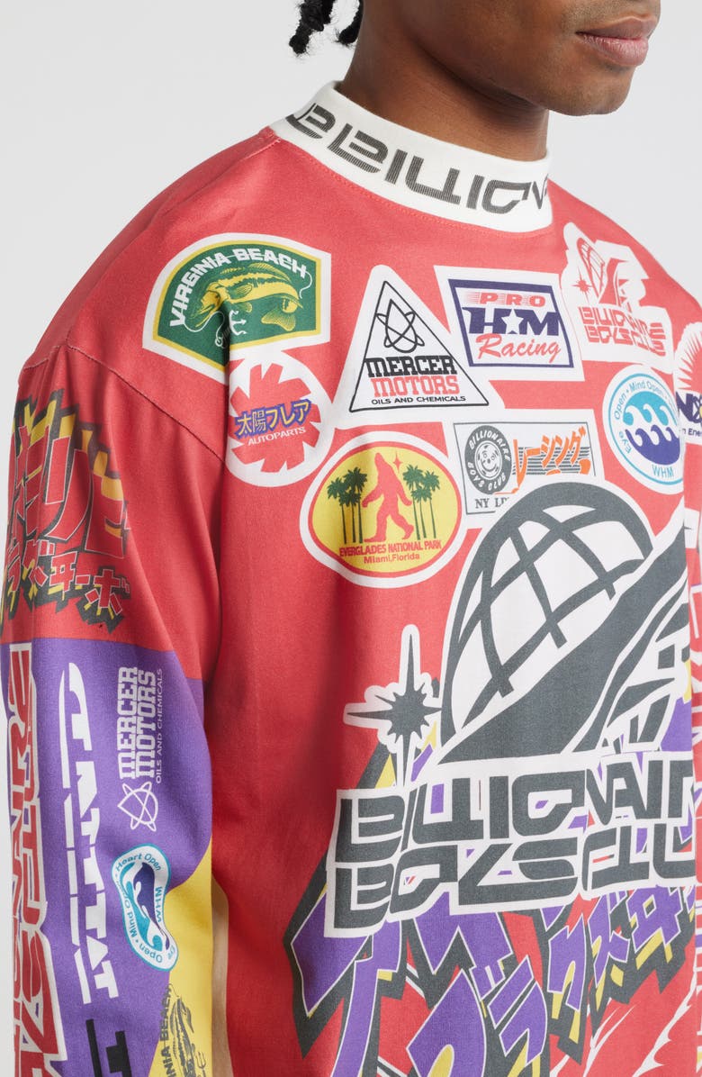 Billionaire Boys Club Pro Long Sleeve Knit T-Shirt, Alternate, color, White