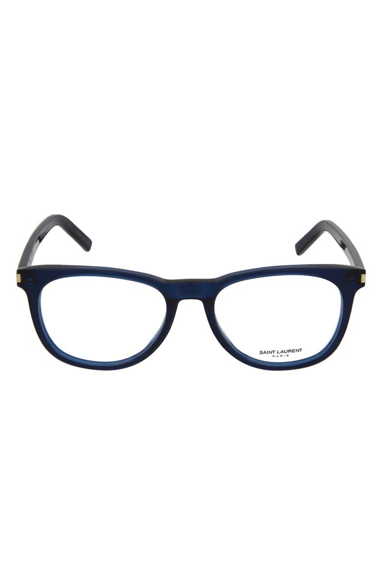 Saint Laurent 52mm Round/Oval Optical Frames, Main, color,