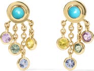 EDEN PRESLEY Turquoise & Sapphire Shaker Earrings