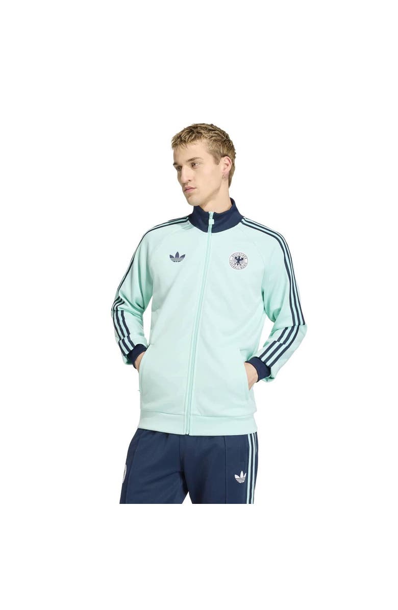adidas Men's adidas Turquoise Germany National Team Originals Full-Zip Track Jacket, Main, color, Turquoise