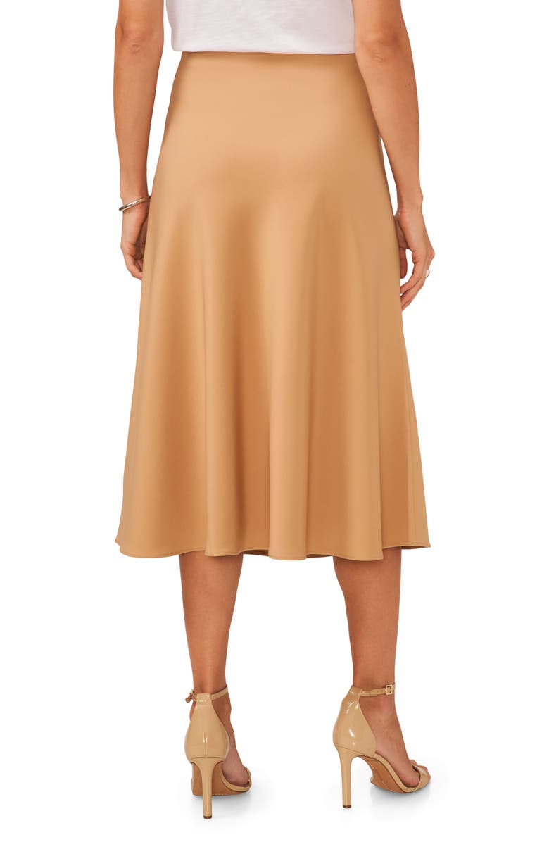 Halogen<sup>®</sup> A-Line Crepe Midi Skirt, Alternate, color, 