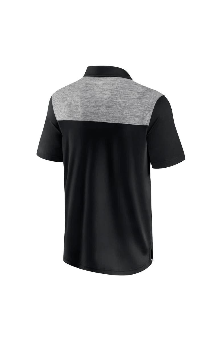 FANATICS Men's Fanatics Black Minnesota Golden Gophers Iconic Brushed Blocked Polo, Alternate, color, Black