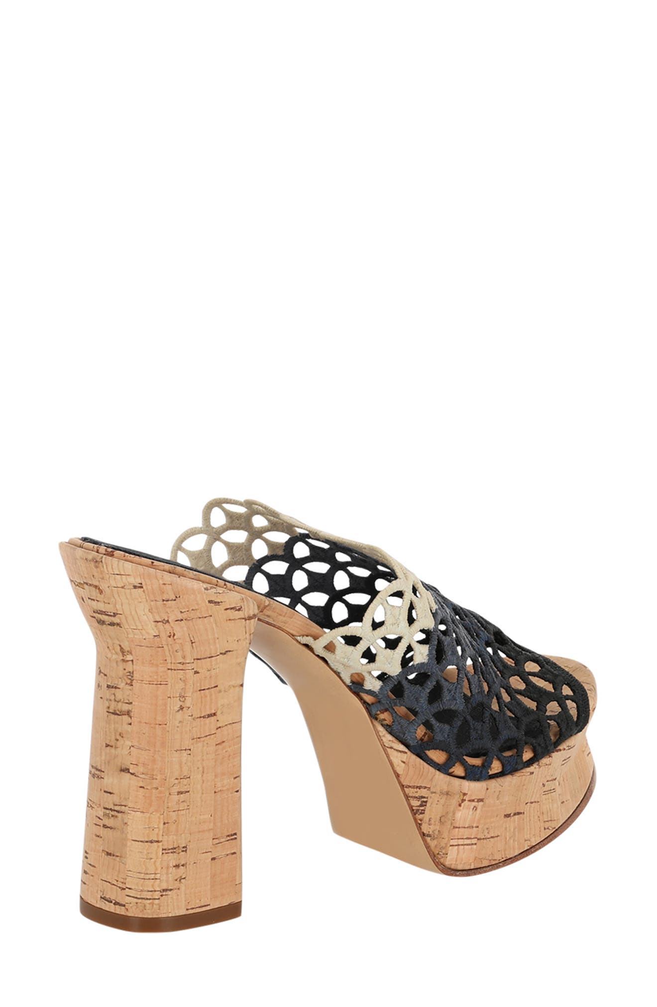 FERRAGAMO Cork Platform Sandal, Alternate, color, 