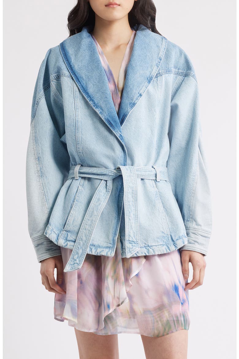 Paneled Denim Jacket, Main, color, BT BU