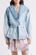 BOSS Paneled Denim Jacket