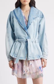 BOSS Paneled Denim Jacket
