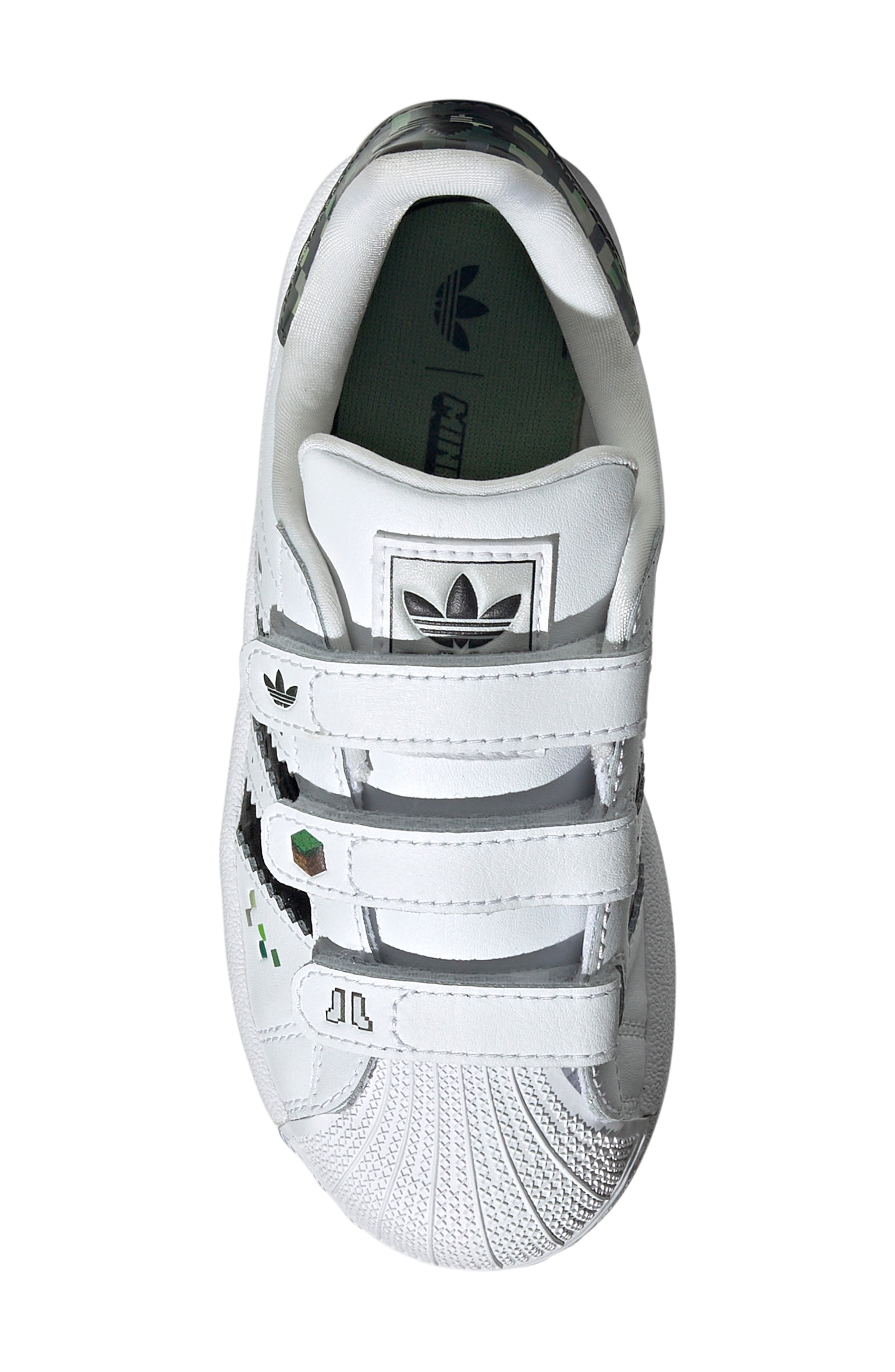 adidas x Minecraft Kids' Superstar II Sneaker, Alternate, color, 