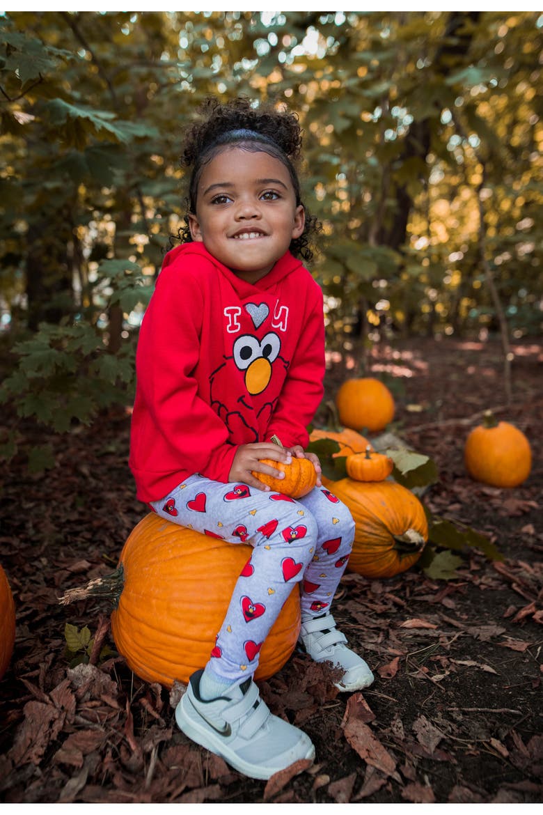 2-Piece Fleece Hoodie and Leggings Set, Alternate, color, Red Elmo