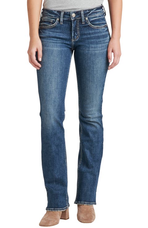 Britt Low Rise Slim Bootcut Jeans