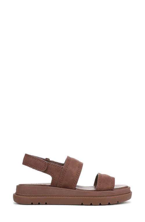 Naturalizer Attract Slingback Platform Sandal In Cappucino Brown