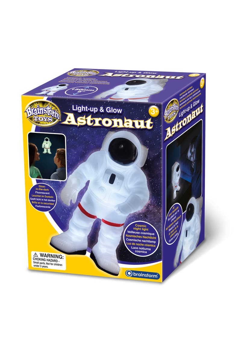 Brainstorm Toys Lightup And Glow Astronaut Toy Light, Main, color, Multicolored