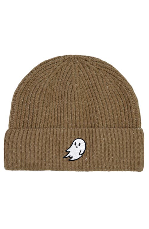Dalix Ghost Fishermans Beanie Knit Watch Cap In Tan