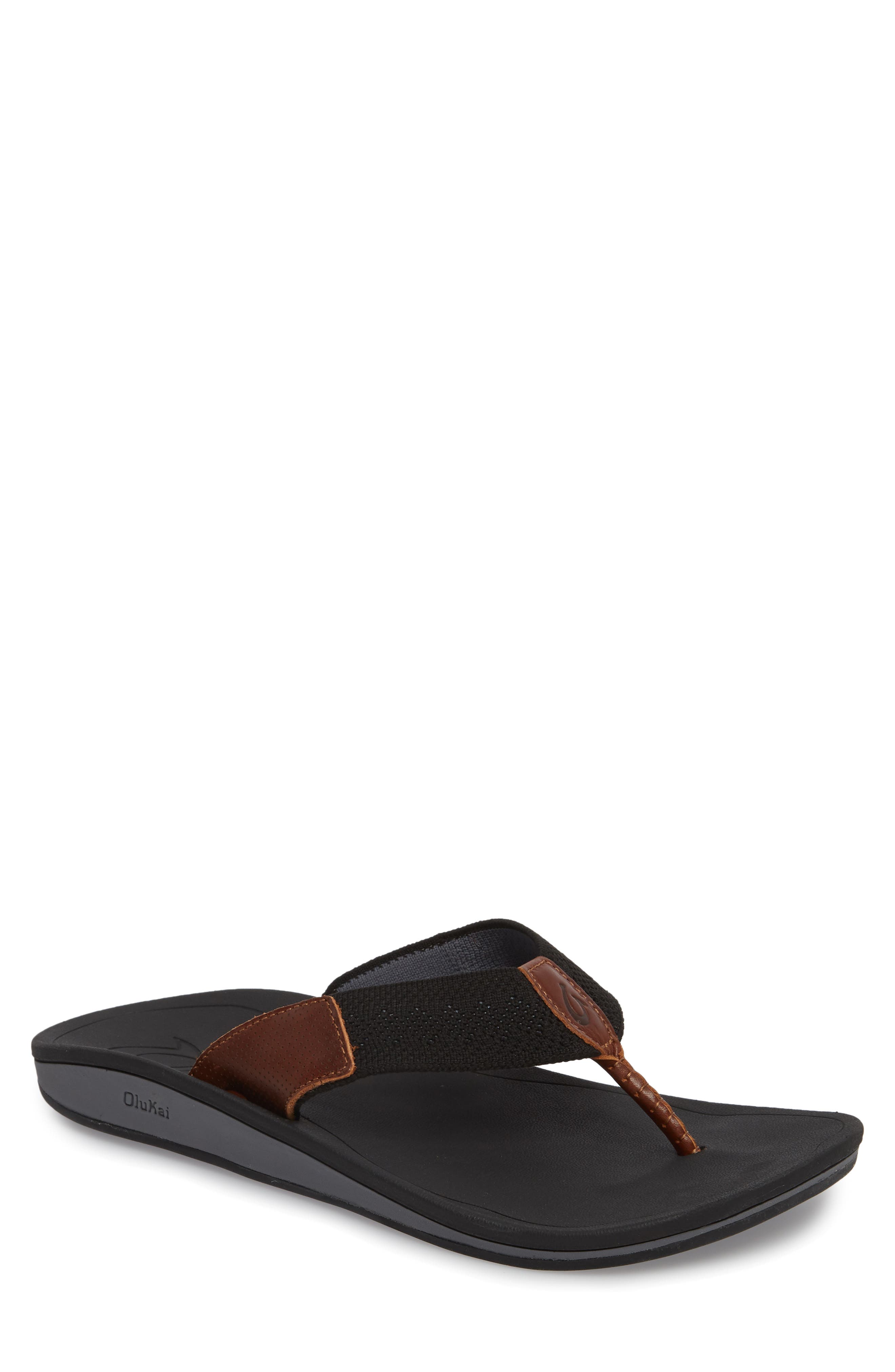 OluKai Nohona Ulana Flip Flop, Main, color, 