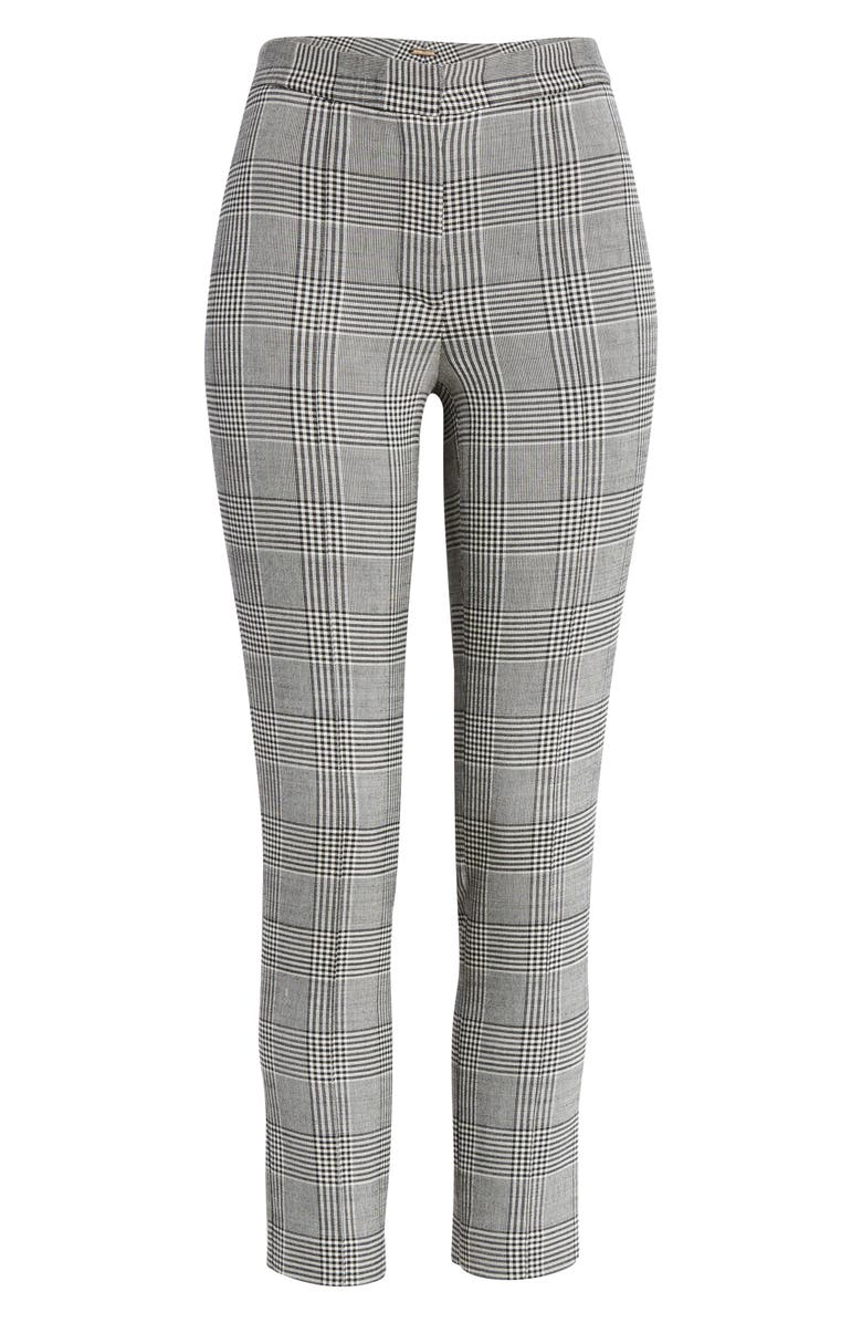 Adam Lippes Plaid Double Face Cigarette Pants, Alternate, color, 