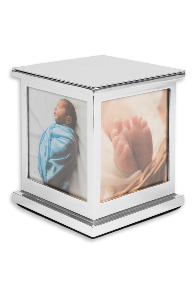 Photo Cube & Trinket Box, Alternate, color, SILVER